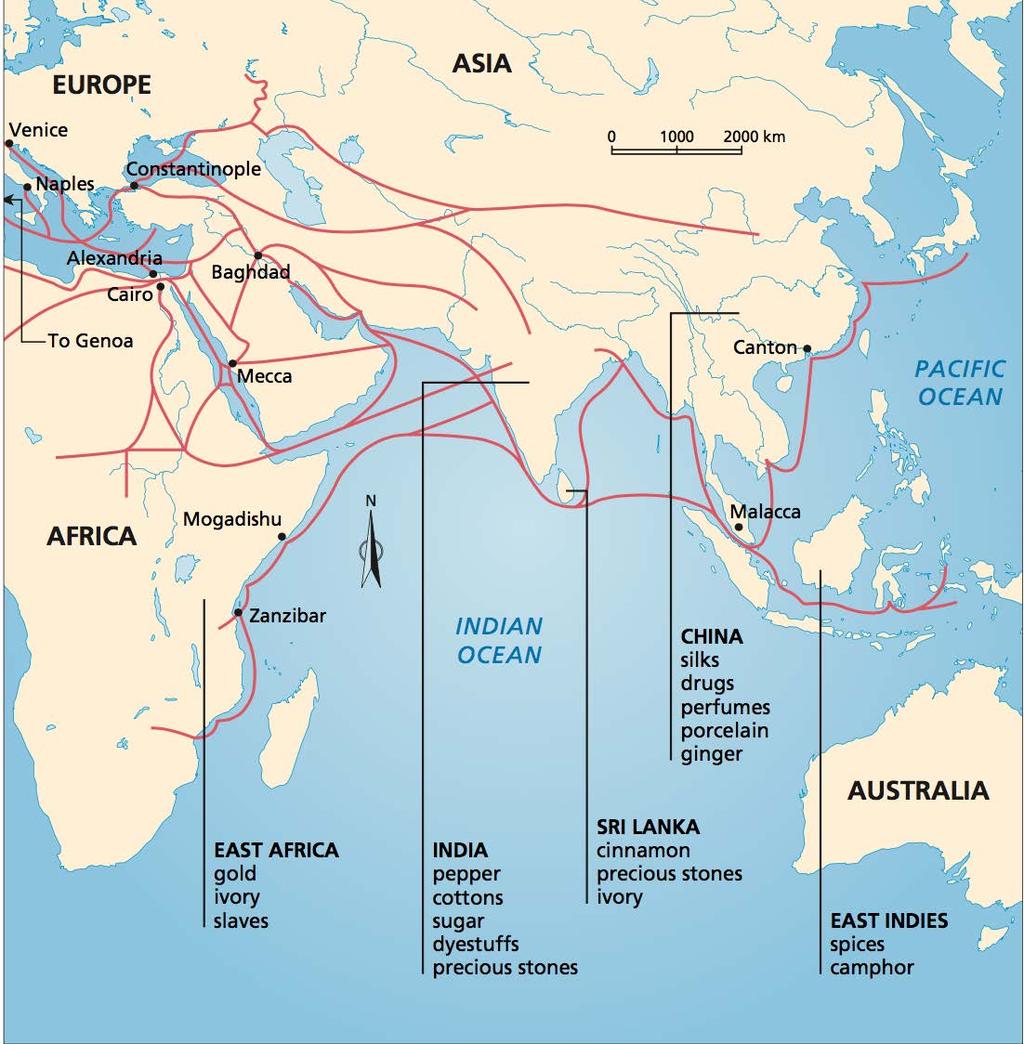 The Silk Road Trade Routes and Goods Traded Along