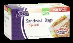 02100 Zip Seal Sandwich Bags Case/