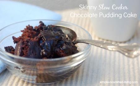 Skinny Chocolate Pudding Cake 1 cup dry all-purpose baking mix (I used Bisquick Heart Smart) 4-quart 15 mins 2 hrs 2 hrs, 15 mins 8 1 cup sugar, divided 3 tablespoons plus ⅓ cup unsweetened cocoa