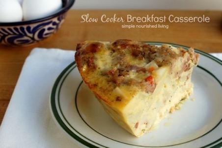 Breakfast Casserole 16 ounces frozen hash brown potatoes (I used O'Brien style) 2- to 3-quart 20 mins 4 hrs 4 hrs, 20 mins 6 ½ pound cooked turkey breakfast sausage ¾ cup shredded reduced fat cheddar