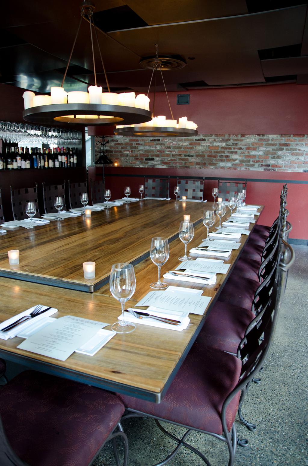 AVAILABILITY Lunch & Dinner CAPACITY Standing only: 80 PRIVACY