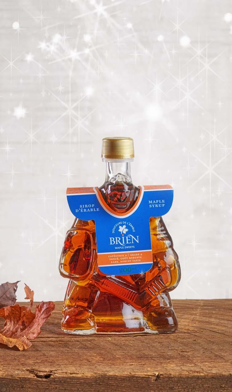 MAPLE SYRUP, GOALIE BOTTLE For the hockey fan in your life.