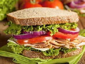non package lunch options delicatessen working lunch $32 per person Chefs selection sandwiches on baguette, Turkish bread, foccacia and tortilla bread Variety of fresh home made salads Chefs