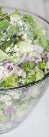 Super Slimming Salad with Probiotic Dressing (Serves 4-6) 2 cups sprouts (clover, broccoli or alfalfa) 2 heads butter leaf lettuce 4 cups baby kale 2 cups spinach 2 cups cucumber, (seeded and