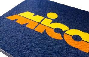 OGO AVAILABLE LLOGO AVAILABLE Spectra Clean Logo Mat Interior Entrance Mat The textured top surface provides outstanding scrubbing action, whilst absorbing moisture to save your floors from dirty