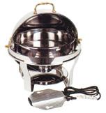 DIS0062 Chafing Dish Round (Roll Top)