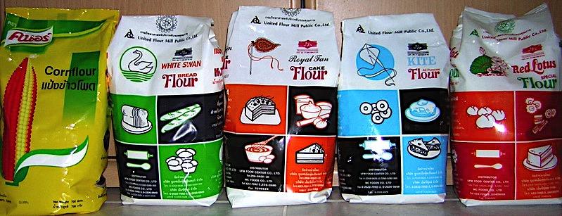 Figure 5 Flours that are being sold in Thailand Figure 6 Flour catalogue from a Japanese sale-representative Conclusions and Discussion The primary conclusion of this paper is that flour quality and