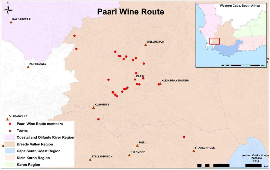 111 on the northern and eastern foothills of the Simonsberg, has prime wine-growing terroir recognised for Chardonnay, Shiraz and red blends, while Voor Paardeberg, with its distinctive granite