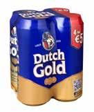 10 670527 Dutch Gold Flashed 4 for 5.00 500ml x 4 x 6 4.
