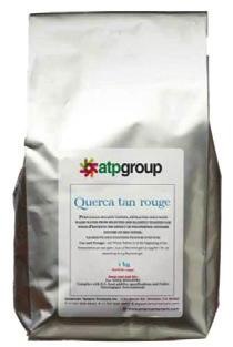 ATP: AGEING & FINISHING TANNINS ATP QUERCA-TAN ROUGE - improves oak aroma and soft oak bouquet Querca-Tan Rouge is extracted from the wood of Quercas robur (English oak) and Petraea (oak).