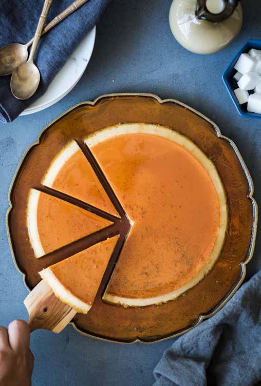 Vanilla Bean Crème Caramel WE VE REWORKED THIS TRADITIONAL FAVOURITE INTO A SLEEK MODERN CLASSIC WITH A BEAUTIFUL BALANCE OF CARAMEL TOFFEE, CREAM AND VANILLA. IRRESISTIBLE WHEN SERVED COLD!