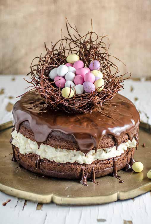A big thank youto our friend Amanda at Chewtown for this incredible recipe! Chocolate Easter Egg Nest Cake THE TRUE QUEEN OF EASTER DESSERTS!
