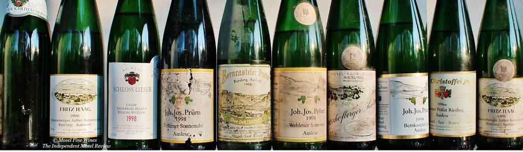 Wines Today 20-Years-After Retrospective: 1998 Wines Today Riesling All-Rounder Mosel Fine Wines We re-tasted over 50 wines from the 1998 vintage over the last few months.