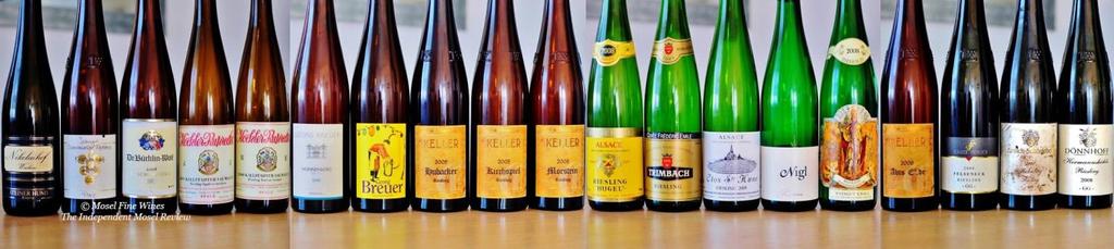 Dry/Off-Dry Wines Today 10-Years-After Retrospective: 2008 Dry / Off-Dry Riesling Brilliance.