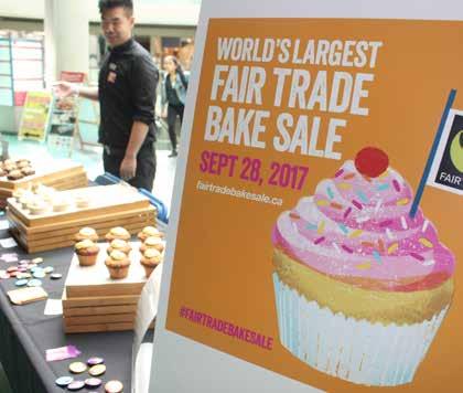 2017 CAMPAIGNS AND HIGHLIGHTS FAIR TRADE ADVOCACY FUND Soft launched in early September, the Fair Trade Advocacy Fund looks to support Fair Trade Towns, Campuses, and Schools in Canada.
