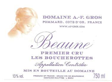 with more acidity. Blackcurrants, blackberry and musk over firm but fine tannins. 2010 Domaine A-F Gros Pommard 1er Cru Les Pezerolles Usual Price $149.00 Pre-Arrival Price $126.