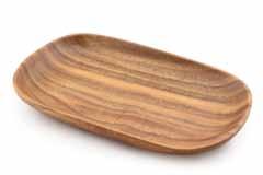 our hand-carved Acacia Wood Serving trays.