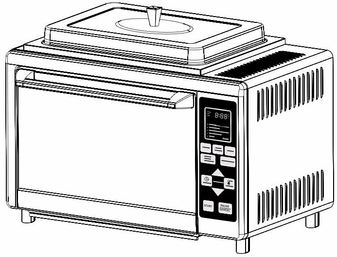 10 in 1 Digital Electric Oven INSTRUCTION