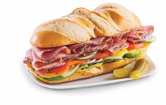 Toppings include: lettuce, tomato, onion, pickle, mustard, mayo and submarine dressing 3-Foot (serves 14-16)...$30.00 6-Foot (serves 28-32).... $60.
