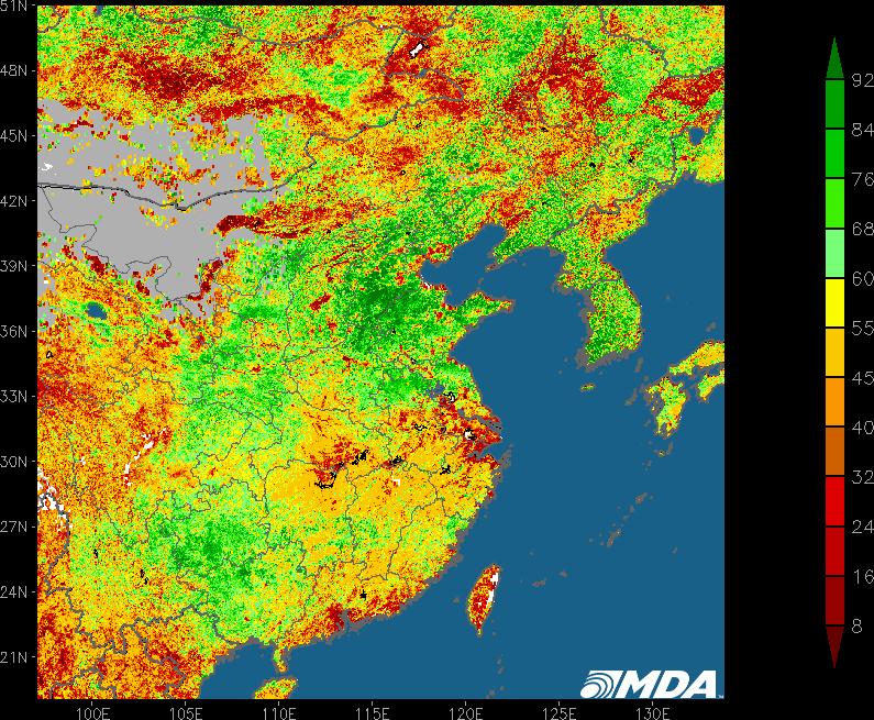 temperatures increase stress on crop growth in