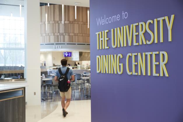 RESIDENT DINING: ALL-YOU-CARE-TO-EAT University Dining Center Opened in January Come to our BRAND NEW Dining Hall!