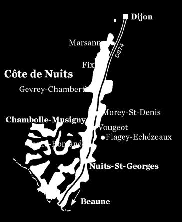 BONNES MARES, GRAND CRU TYPICAL PRODUCTION: 225 CASES OF SIX BOTTLES Bonnes Mares is found above the Route des Grands Crus between Morey-St Denis and Chambolle-Musigny. It represents 15.06 hectares.