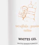 This is why our WHITES GEL has been designed in a way that protects all shades of white, not only the brightest ones.