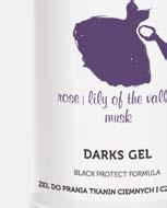 To fight this unflattering effect we ve created our DARKS GEL, which prevents dirt and hard water residue from building up again.