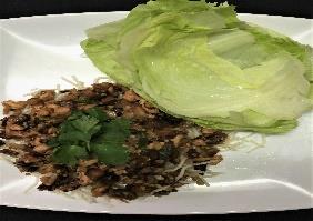 with Vermicelli Rice Noodle, Lettuce, Cilantro, Beansprouts.