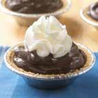 Chocolate Pudding Parfait EASTER HOPPY-NEss PAGE 7 Carrot Patch Pudding Cups Baby Chick Pudding Cups Vanilla Easter Basket Peanut Butter Chocolate Pies Everyone s favorite flavor combo is made even