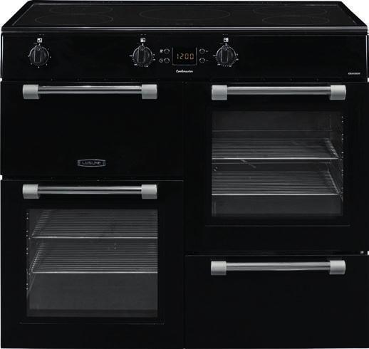 100cm 110cm COOKMASTER COOKMASTER Induction CK100D210 Cookmaster 100cm Induction CK110F232 Cookmaster 100cm Dual Fuel With a 5 zone induction hob with touch controls, 1 large capacity fan oven and 1