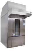 ROTOTHERM Baking cabinet with rotating oven rack and variable baking air speed; operated with either