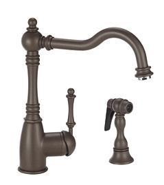 Anthracite 441208 BLANCO ACCLAIM Reach 7-1/2" Spout Height 12-3/4" Faucet Height 14-5/8" Polished