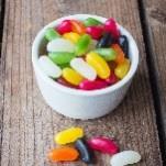 Jellybeans These cheery sweets with their crisp candy shells will be sure to brighten the bar.