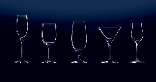 dining: simple elegance and sophisticated practicality with the charm of hand-blown crystal. With the graceful understatement of its glasses, INSPIRATION promises enhanced drinking quality.