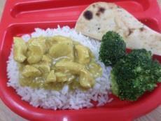 Week 3 Monday Tuesday Wednesday Thursday Friday Creamy Chicken Curry Fresh chicken & vegetables served in a freshly made creamy curry served on a bed of rice with Naan bread