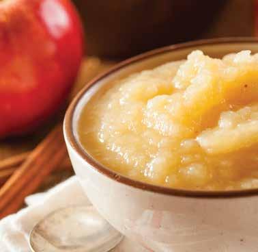 Apple Sauce 1. Place all the ingredients into the inner pot. 2. Press the STEAM/CANNING button until you reach 4 minutes. 3. When the steam has released remove the lid and mash the applesauce. 4. Carefully ladle the applesauce into the jars 1" from the top.