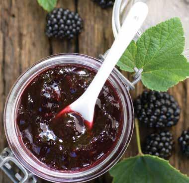 Blackberry Jam 1. Place the blackberries into the pressure cooker with the pectin. Press the BROWN button. Add 2 cups of sugar at a time to dissolve. 2. Once the sugar has dissolved let boil for about 2-3 minutes.