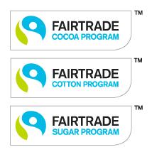 16 2.2.6.2 FAIRTRADE PROGRAM MARK Fairtrade program mark is relatively a new thing. It started to appear in selected markets in the beginning of the year 2014.