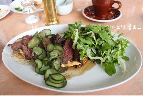 18 Bills Miso Charred Steak Sandwich, Red Eye Mayo, Impatient Pickles & Green Salad w18,000 Information Restaurant Name: bills