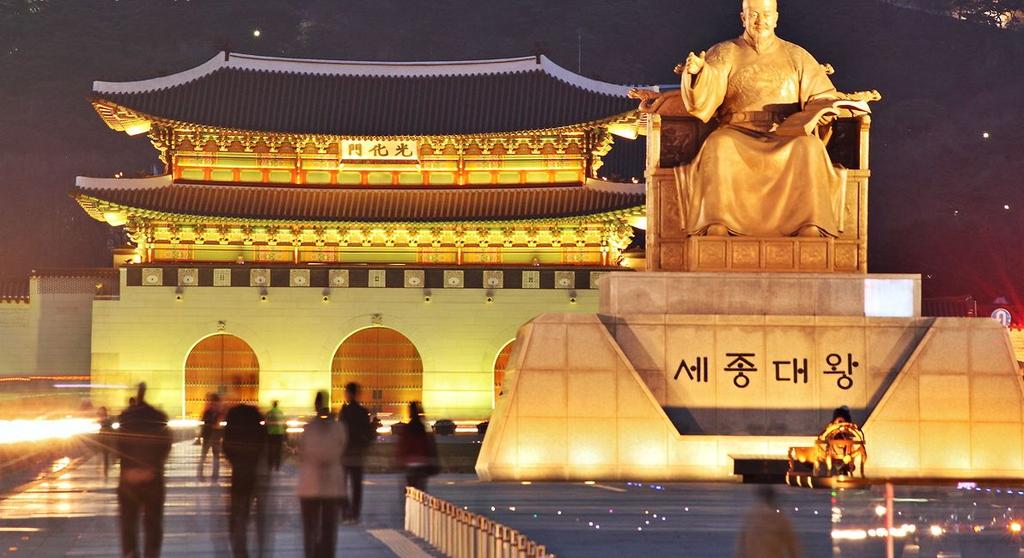 2 Gwanghwamun - - - - X Gwanghwamun has for centuries been at the center of Korean politics and culture.