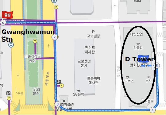 5 Directions By Subway from Hongje Station: Travel Time: 25 minutes Subway: 18 minutes Walking: 7 minutes Transfers: 1 Fare: KRW 1,250 (one way) Ride line 3 towards Ogeum for 5 stops Muakjae