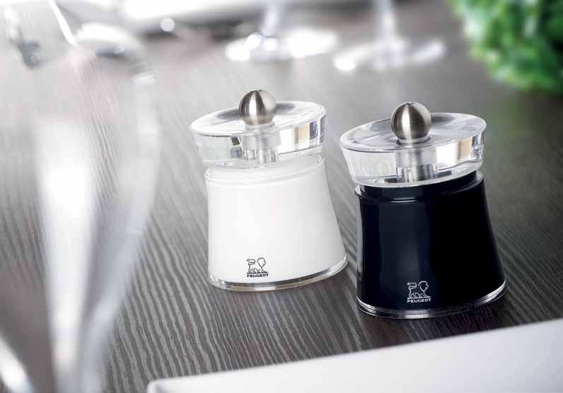 Salt and Pepper Mills Peugeot s history begins in the 19th century with the manufacturing of items such as pepper and coffee grinders.