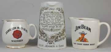 86 87 88 83 84 85 92 93 94 89 90 91 83. IND COOPE 8.75ins tall, IND, COOPE & Co s ALES & STOUTS, colourful picture of Britannia modern jug, Very R$150 (200-250) 84. ILISKA 4.