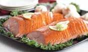 signature trays Hickory Smoked Salmon Platter Rich Wild Alaskan Smoked Salmon served with