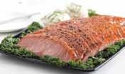 ..$40 Cracked pepper encrusted smoked salmon platter Rich Wild Alaskan Smoked Salmon