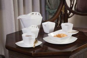 Diversified Product Range Monno offers product in Bone China, Porcelain and High Alumina hotel ware.