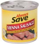 Cans Vienna Sausage /