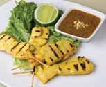 50 mango, pineapple, cucumber, basil & spring mix wrapped in fresh rice paper, served with peanut sauce A5.