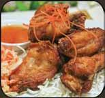 Served with sweet and sour sauce. Deep Fried Wontons Chicken Wings... $ 8.99 Marinated wings in herbal Thai sauce.